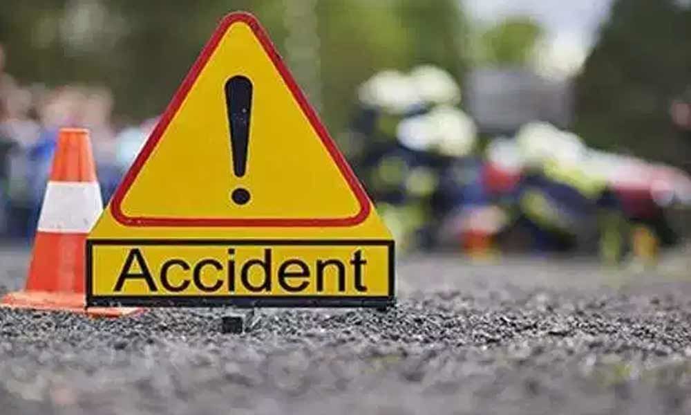 Two youngsters died in a road accident at CCS under Saidabad PS limits