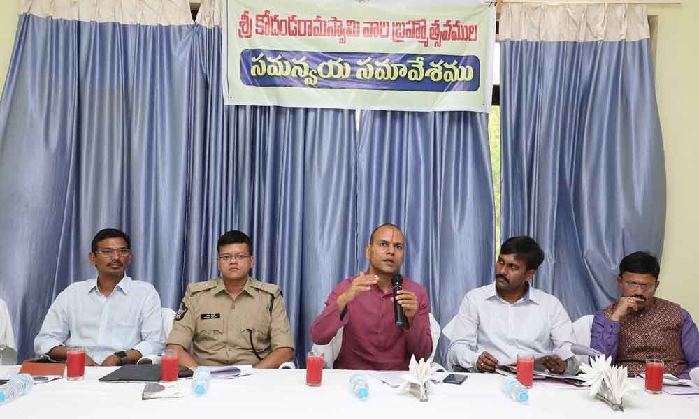 Elaborate arrangements made for Vontimitta Brahmotsavams