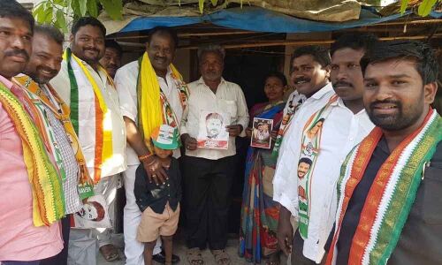 Sama Ranga Reddy leads Congress campaign