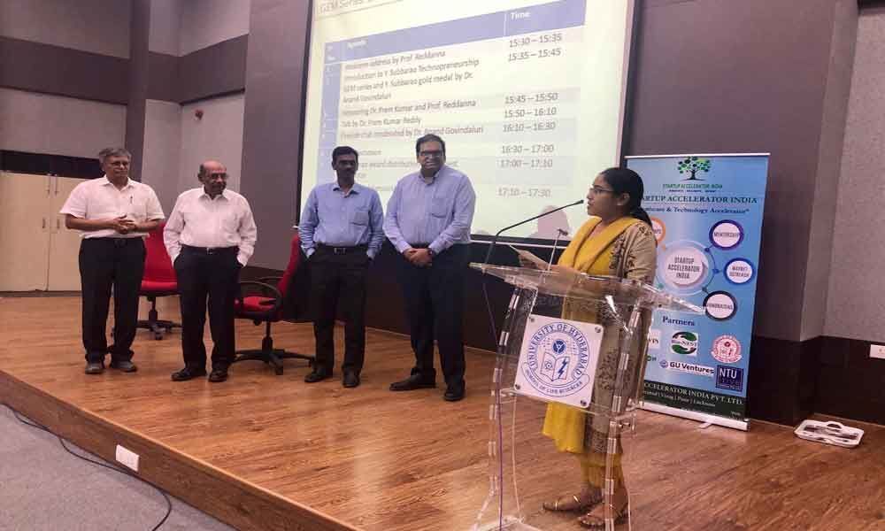Founders Talk launched in University of Hyderabad