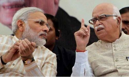 Perfectly sums up true essence of BJP, tweets PM Modi on LK Advani blog