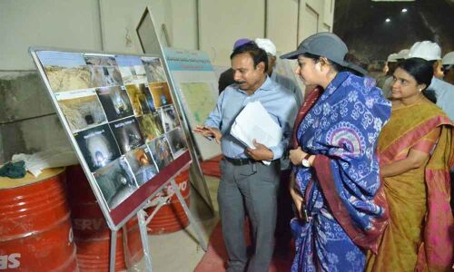 Kaleshwaram project works inspected