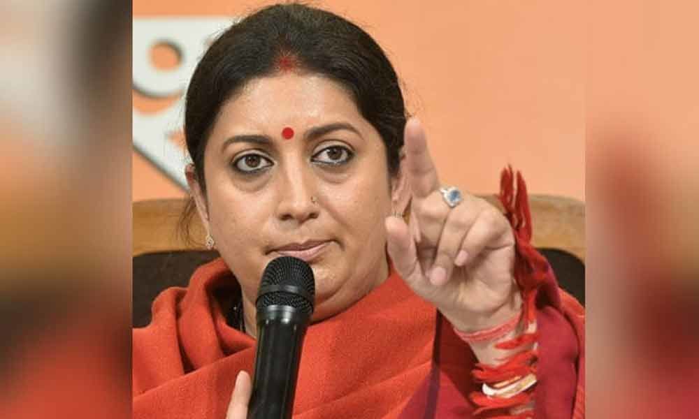 Smriti Irani slams Rahul, urges Amethi to free itself from shackles of missing MP