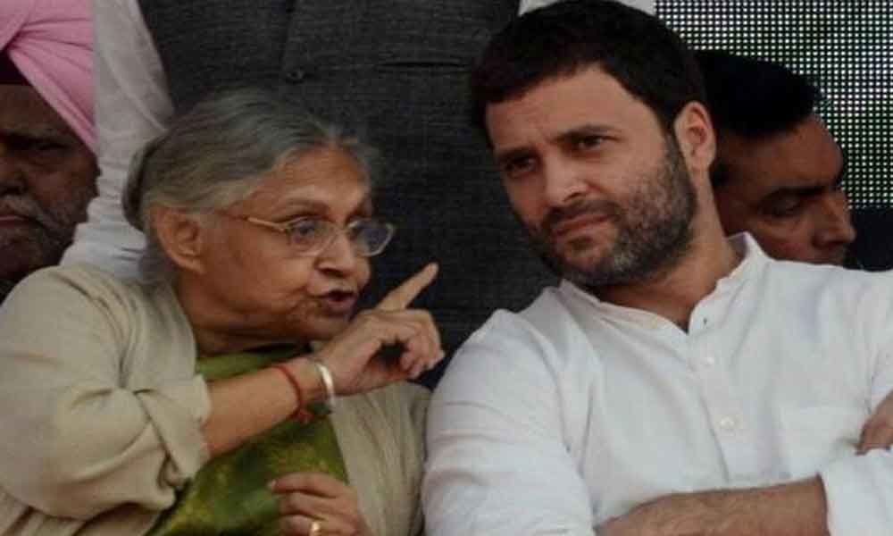 Rahul meets Delhi Congress over tie-up