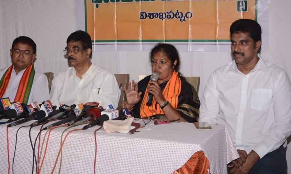 Only BJP can give able, stable govt at Centre: Purandeswari