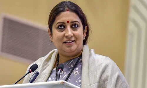 Smriti Irani attacks Rahul Gandhi for lack of development in Amethi