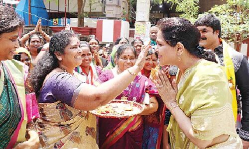 Wives star campaigners for candidates in fray