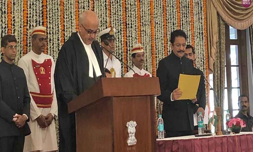 Justice Nandrajog was sworn in as Chief Justice of Bombay High Court
