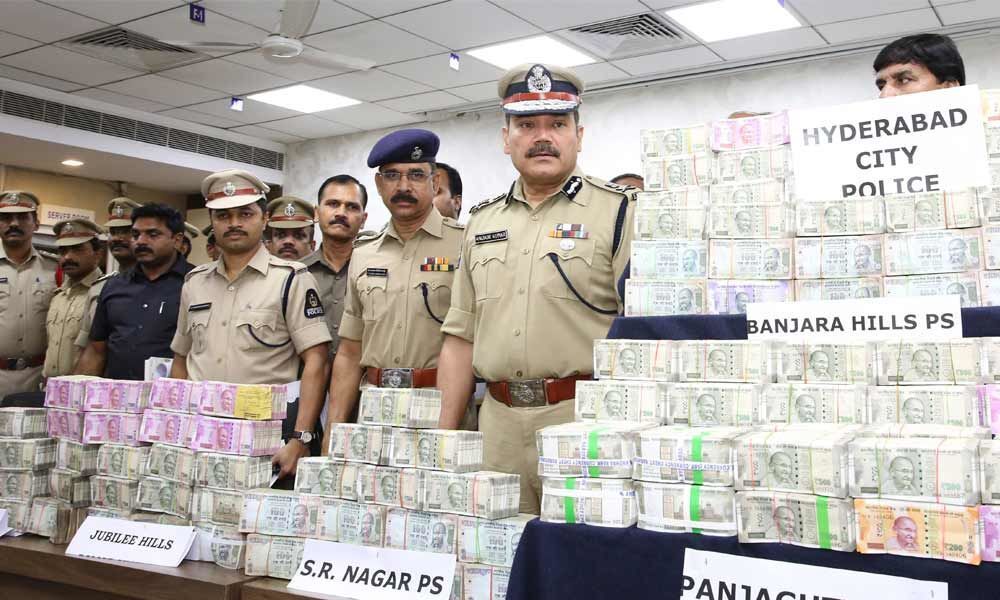 Police seize 4.92 crore unaccounted cash in Hyd