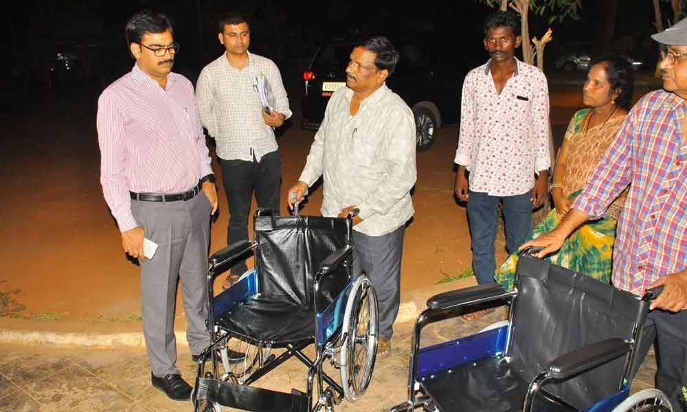 Wheelchair facility for physically-challenged