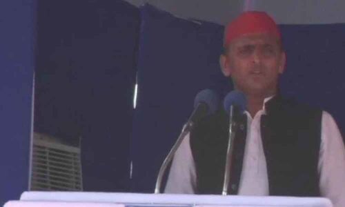 BJP should not lie during holy Navaratri: Akhilesh Yadav