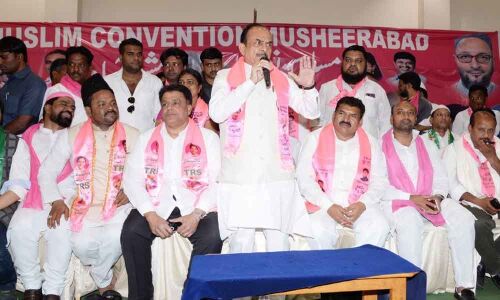 Minority leaders lend support to Sai Kiran