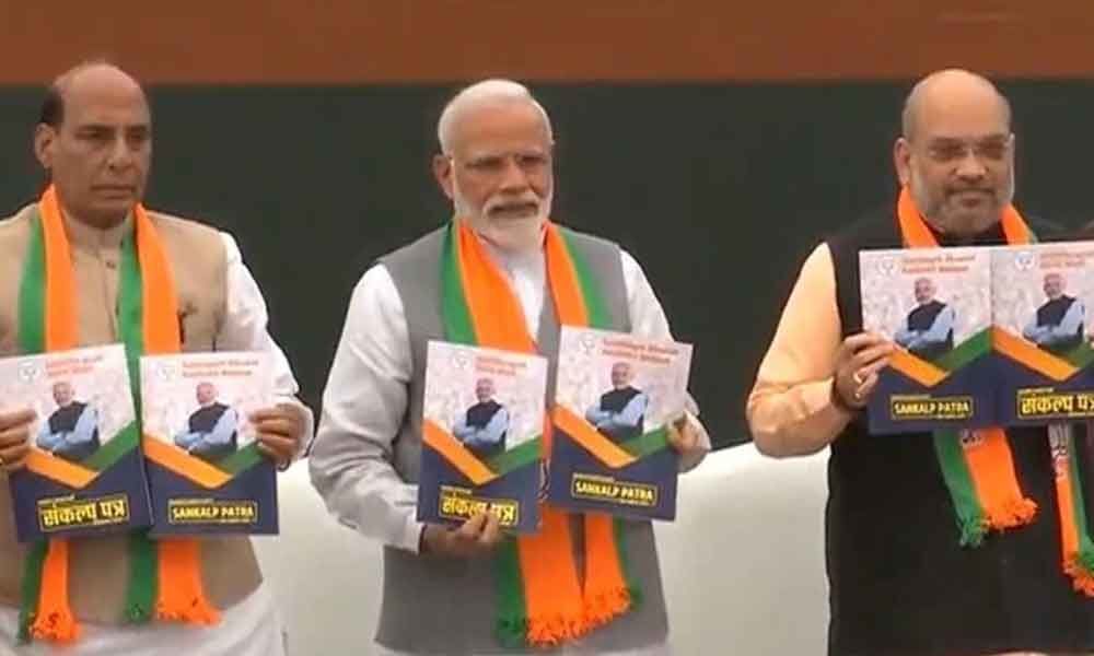 Modi has provided India decisive govt, Amit Shah at BJP manifesto launch