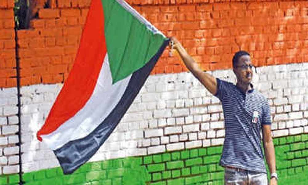 Sudanese students protest regulation of President Omar al-Bashir at Jantar Mantar