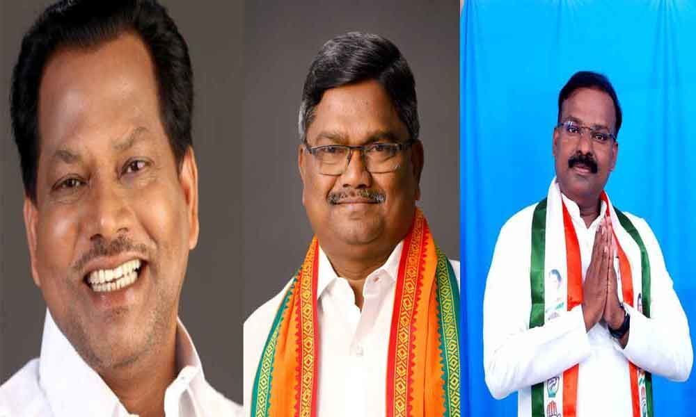 Peddapalli LS poll: Triangle fight between TRS, Congress, BJP