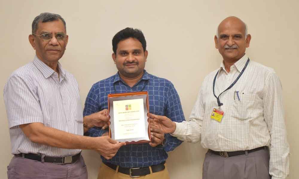 GITAM faculty receives Best Research Scientist award