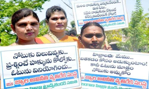 Dont sell your vote: Transgenders