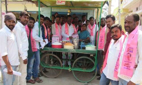 Corporators campaign for Marri Rajasekhar Reddy