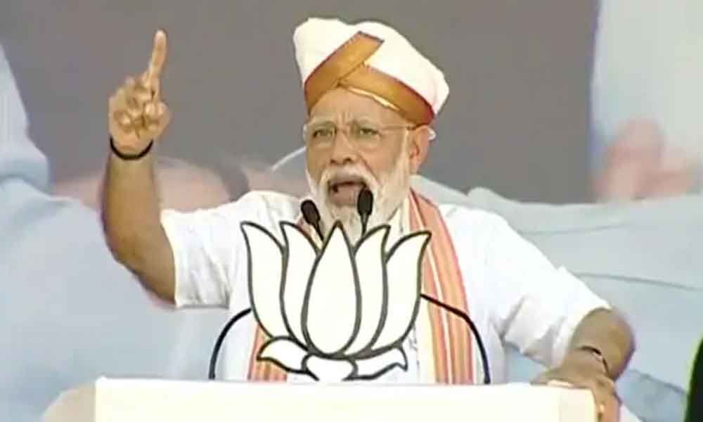 Congress responsible for the creation of  Pakistan, says Narendra Modi