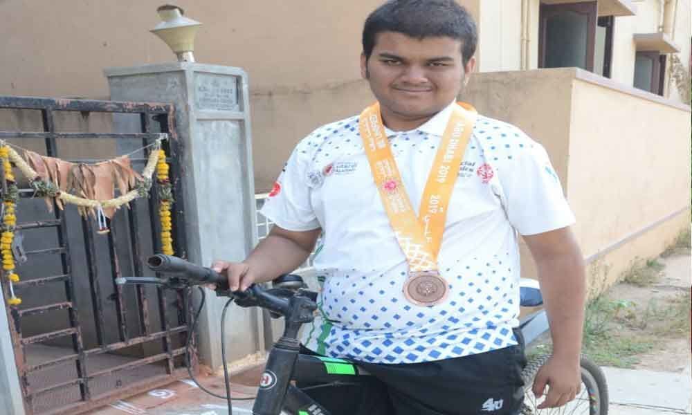 Hyderabad boy overcomes challenges, wins Special Olympics medal