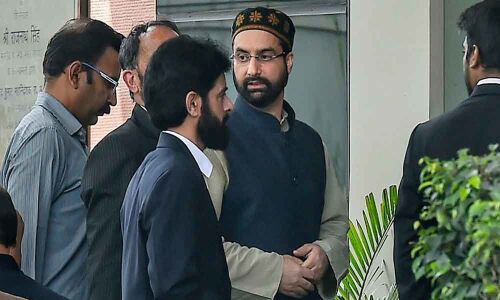 Terror funding case: Mirwaiz again appears before NIA