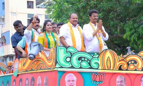 Kanna urges people to vote for BJP