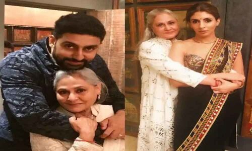 Abhishek, Shweta wish mom Jaya on birthday