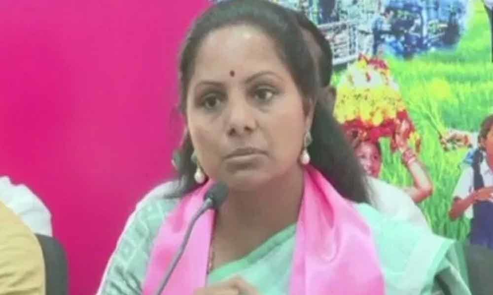 KCRs daughter Kavitha hits out at BJP, asks why they couldnt solve Kashmir issue