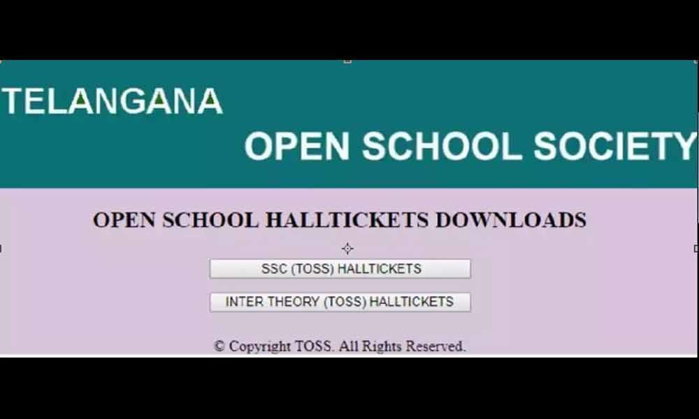 Hall tickets for open school SSC and inter exams released in Telangana