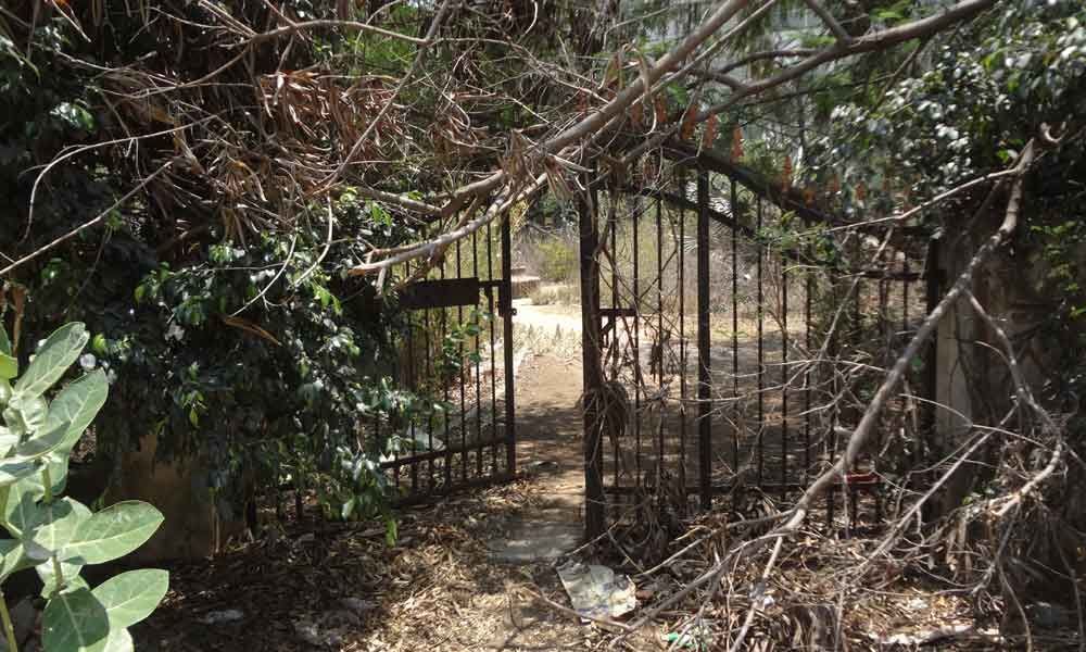 Yapral park in a state of neglect