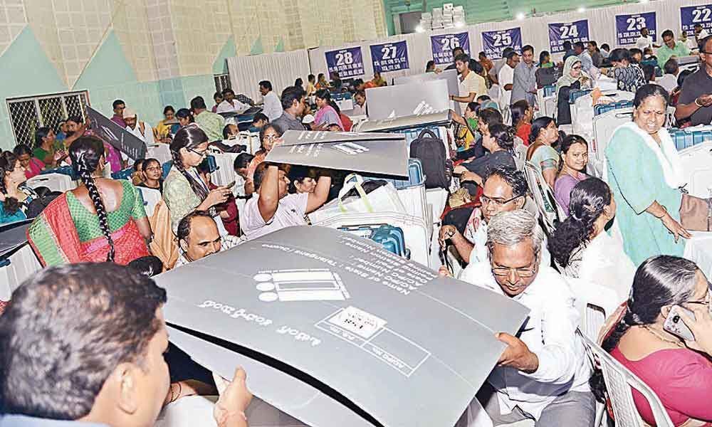 Officials fully gear up for polling today