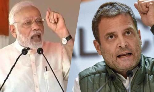 Modi hits back at Rahul, says hes burdened by dads Bofors sins