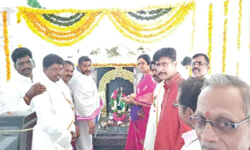 Special prayers held as idol installed
