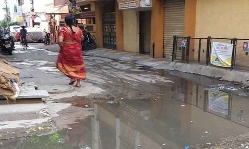 Drainage overflowing for over two months