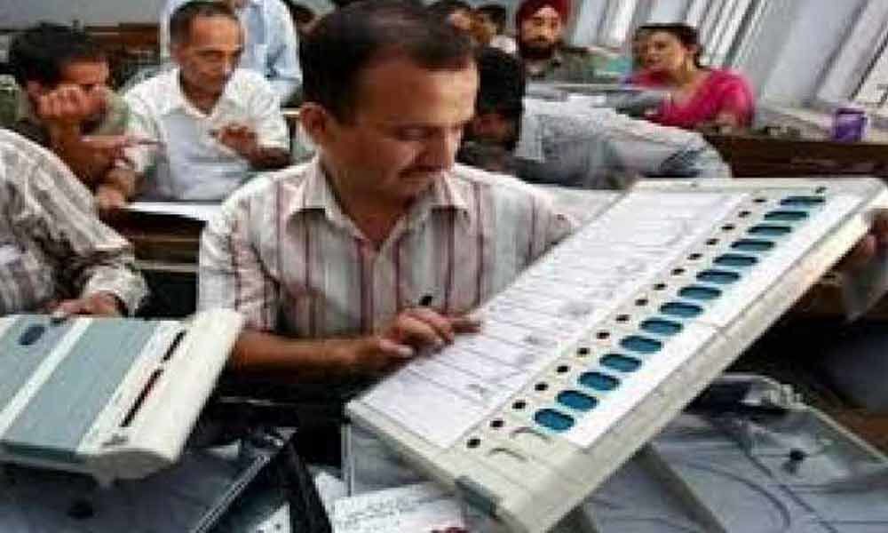 22.8 per cent voter turnout in the first four hours in Telangana