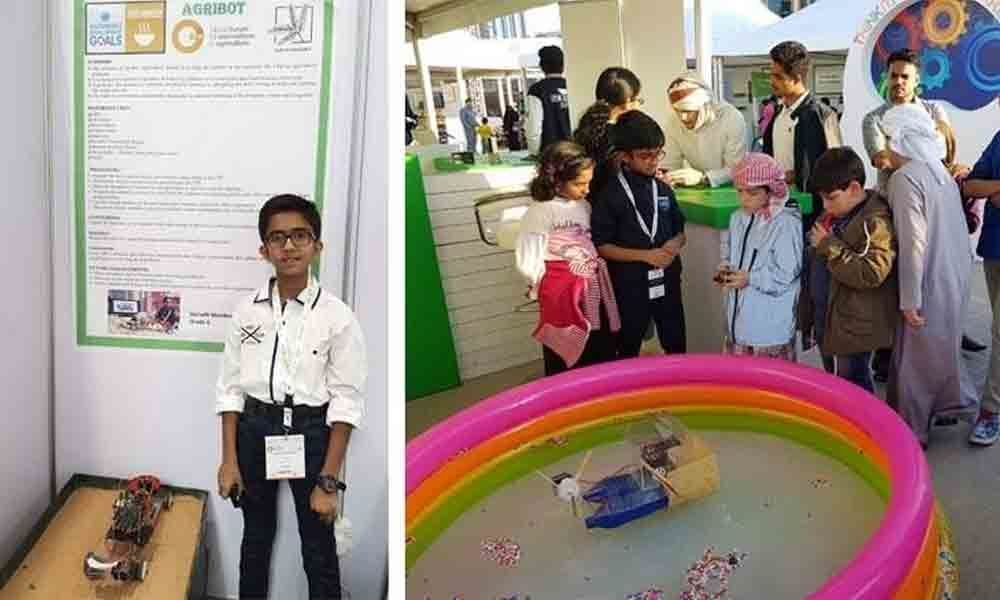 Indian student invents robots for greener UAE