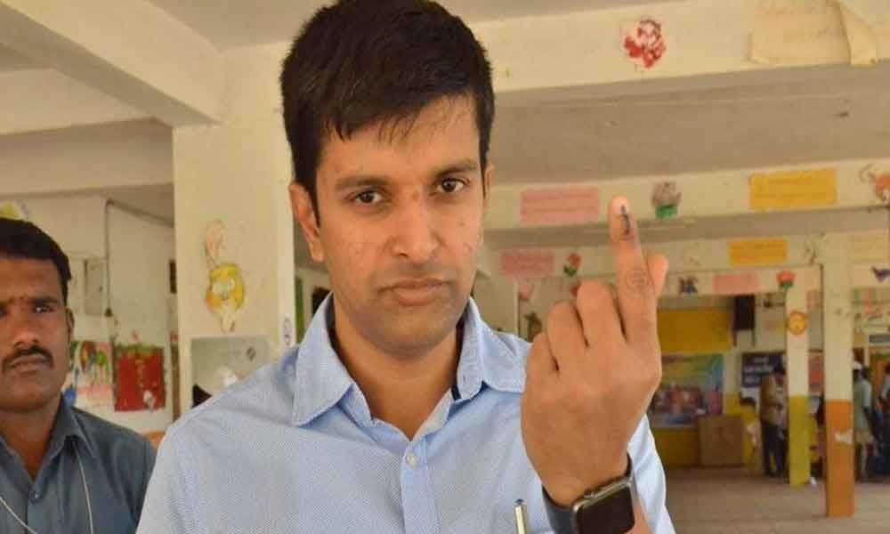 Collector Krishna uses voting right