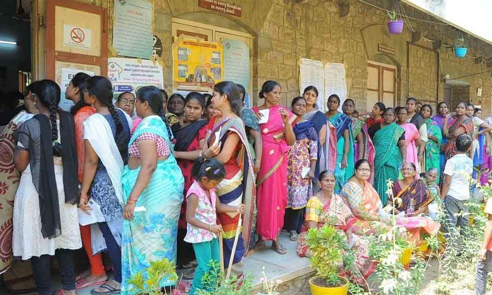 Polling centres witness huge turnout of women, senior citizens
