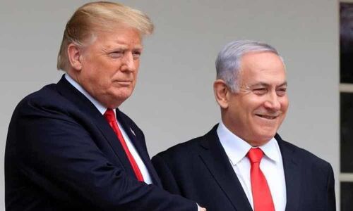 Donald Trump says PM Netanyahu win gives US peace plan better chance