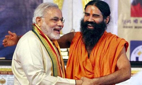 Ramdev votes in Kankhal, says PM Modis personality like Himalayas