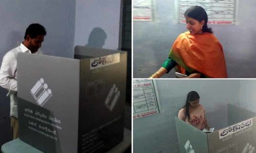 Election peaceful in Kadapa district