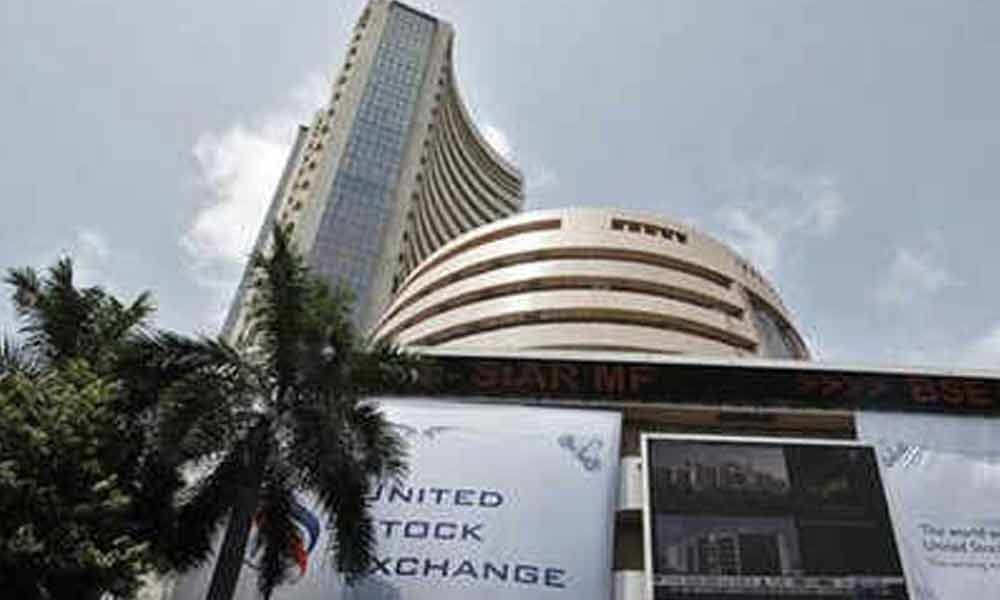 Equity indices open in green, Sensex up 95 points