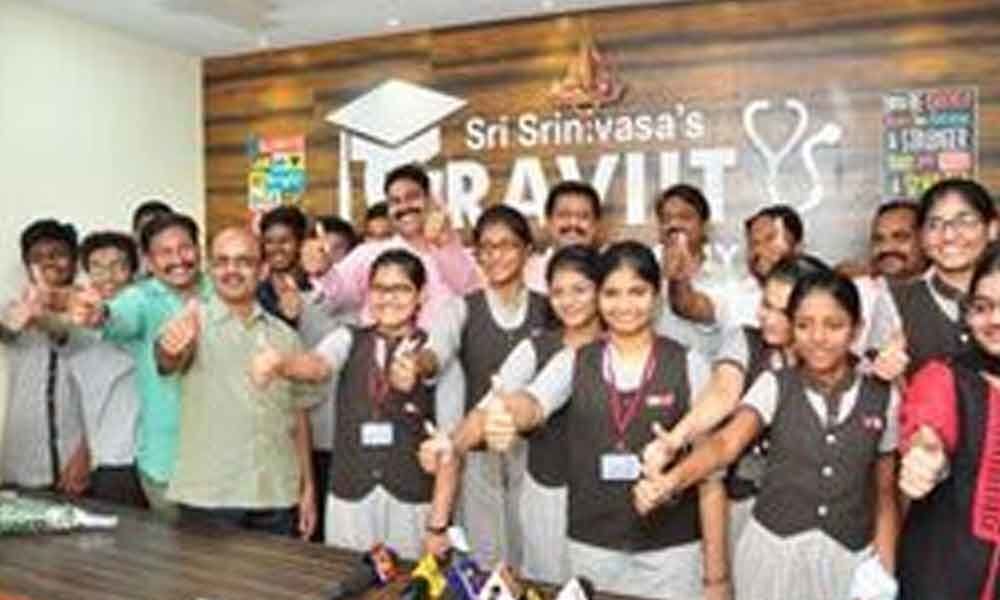 Srinivasa students excel in Inter exams