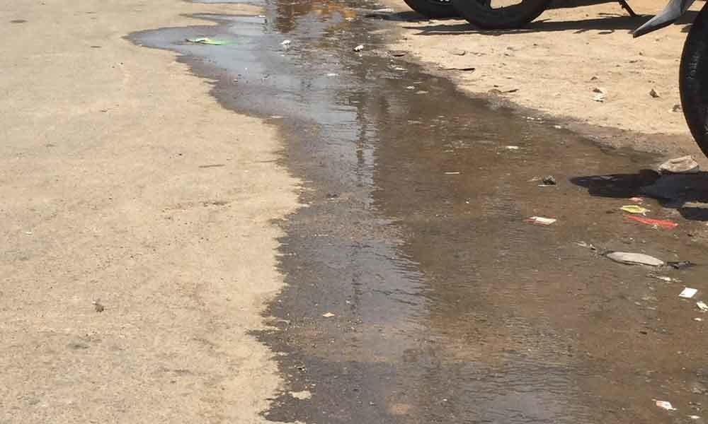 Commuters fume over drainage overflowing