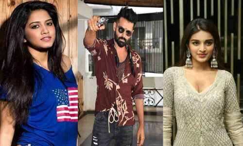 Nabha sizzling in dance number