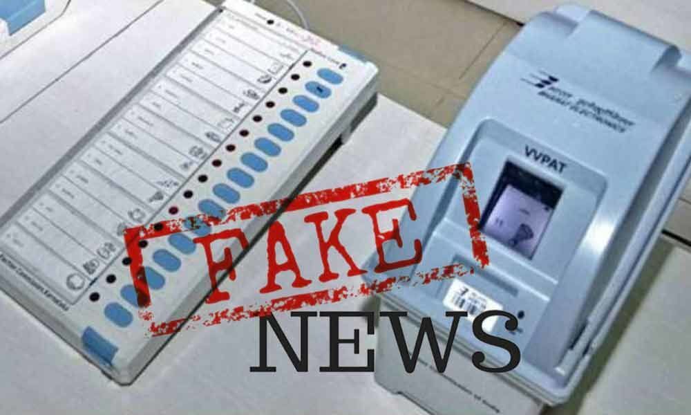 Polling Agent Charged For Spreading Fake News Over EVMs