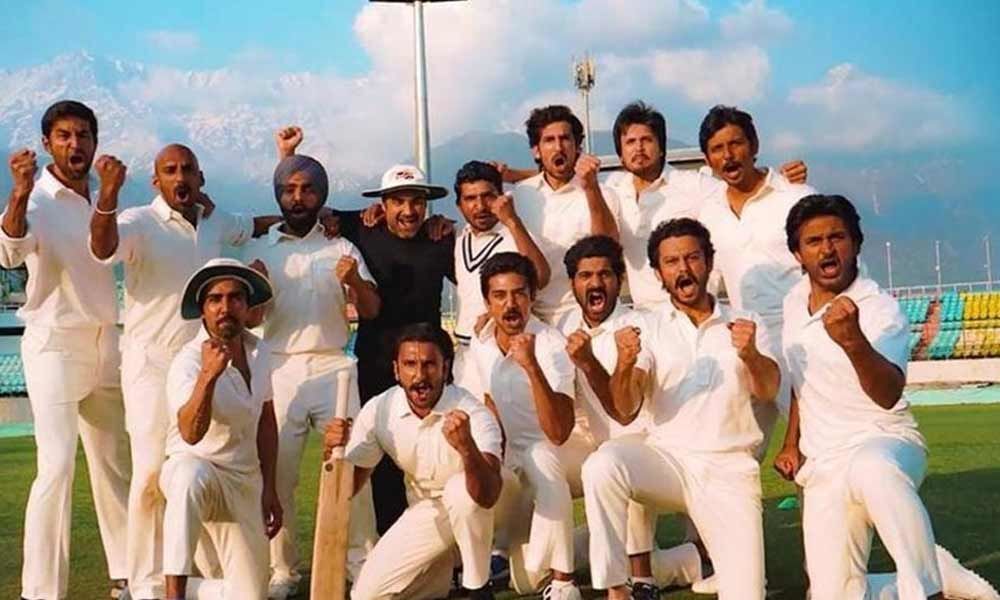 Ranveer Singh shares first picture of 83 with entire team wearing Indian cricket team jersey