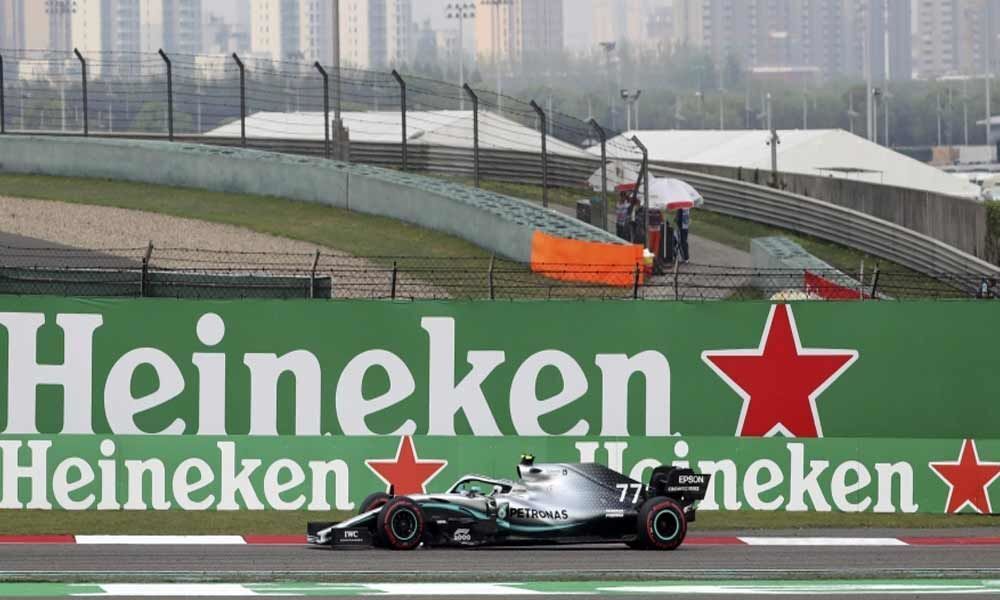 Valtteri Bottas on pole in Mercedes one-two for landmark Chinese Grand Prix