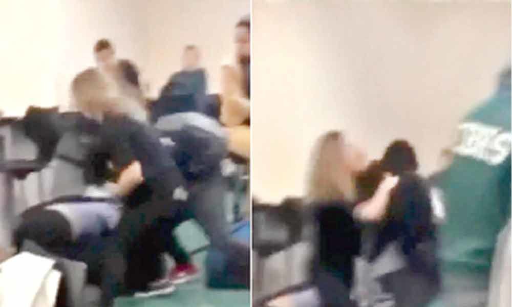 Girl seen hurling anti-Muslim slurs, pulling off hijab in school