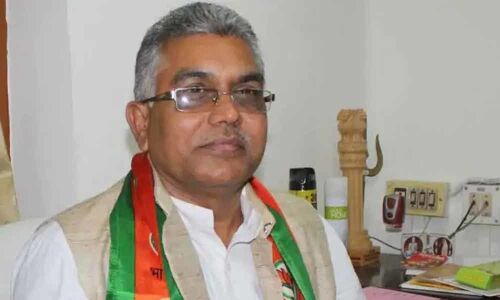 Bengal BJP chief puts arms show on Navami day